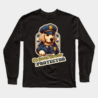 Golden Retriever Police 2 Long Sleeve T-Shirt